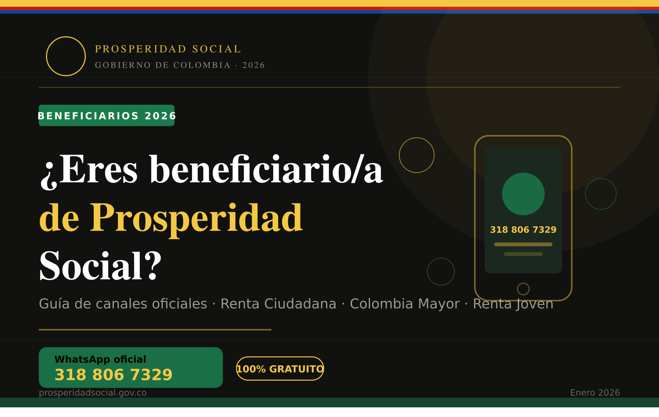 Prosperidad Social 2026: Todo lo que necesitas saber